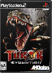 Turok Evolution Playstation 2 US box art